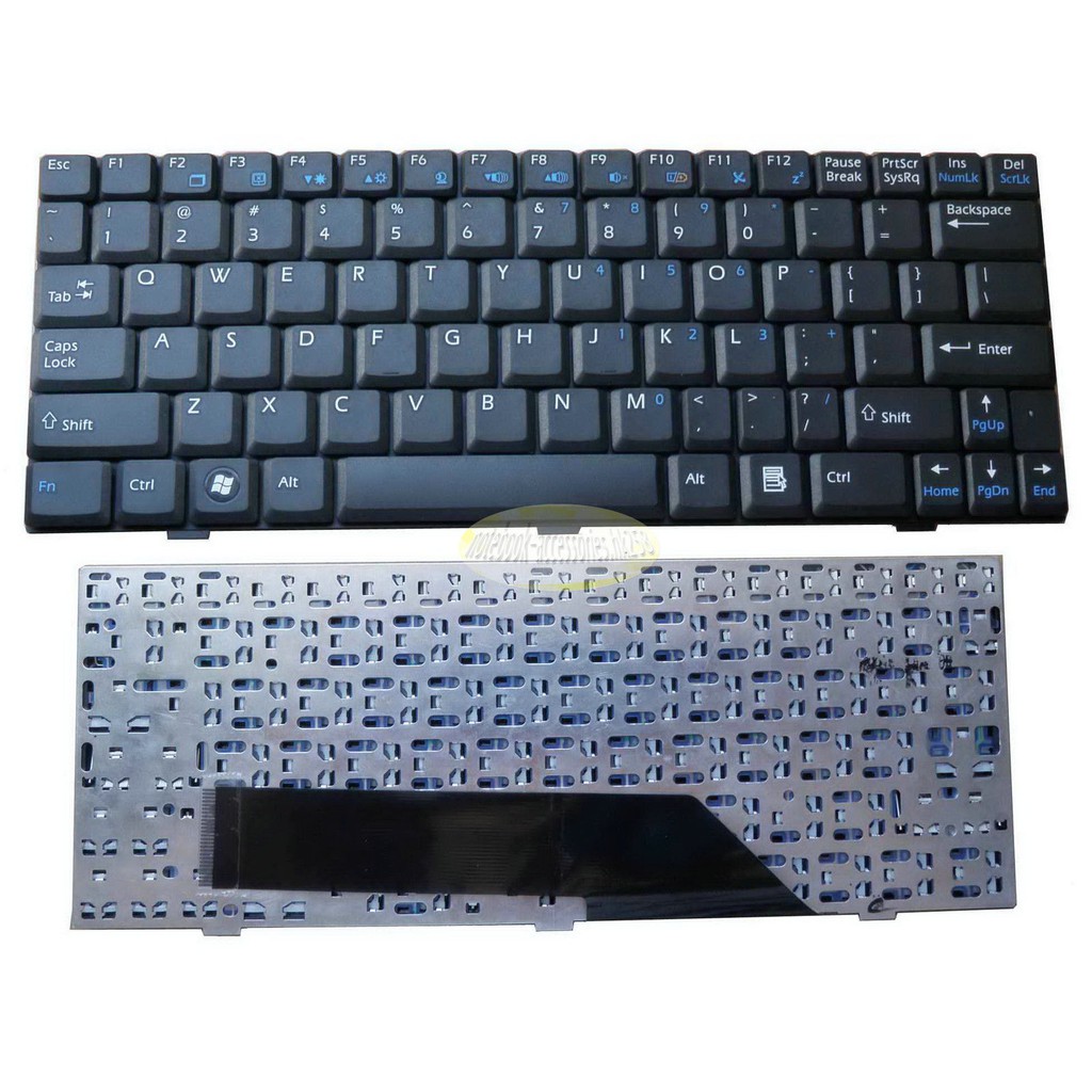 Bàn phím laptop MSI Wind U90 U100 U110 U120 U130 N011 U115 U123