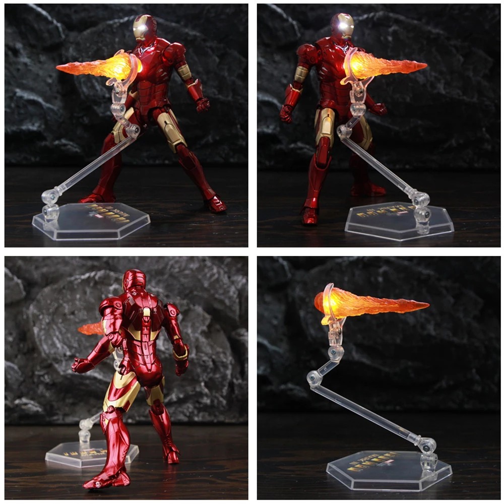 Mô hình nhân vật Iron Man MK3 có đèn LED cổng USB