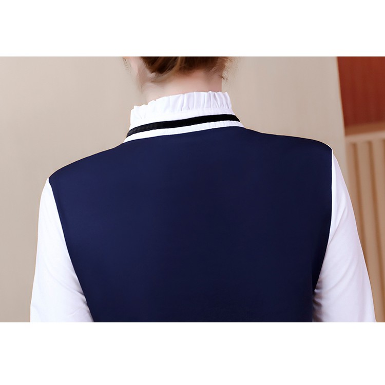 Đầm big size quảng châu thun phối áo trắng bèo cổ tay loe in hình  D906 | BigBuy360 - bigbuy360.vn