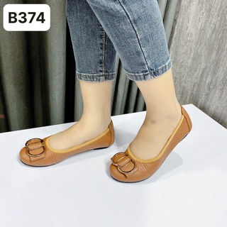 Giày bệt nơ cao cấp hiệu Mona - B374