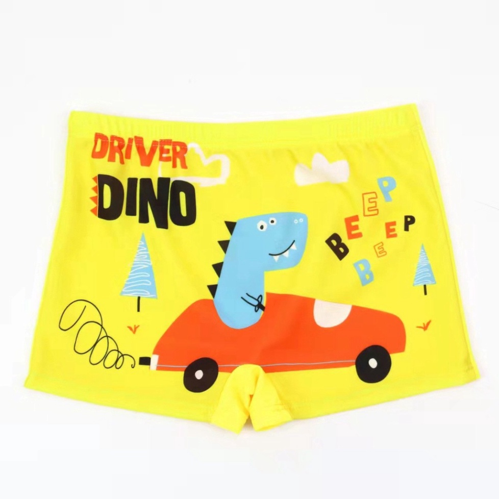 Quần bơi bé trai  LUHAZO đi du lịch đi biển đồ bơi bé trai cao cấp hình ngộ nghĩnh hoạ tiết xinh xắn hình khủng long