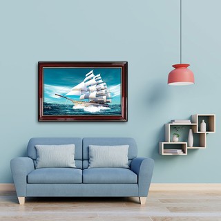 Tranh treo tường thuyền và biển- tranh con thuyền đẹp- W808