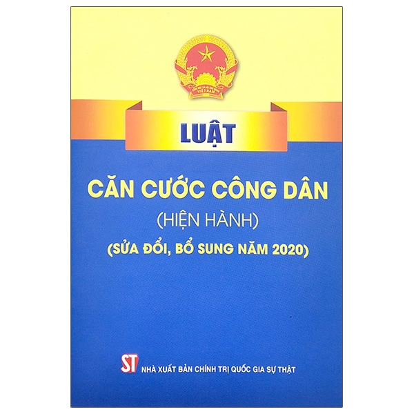 Sách Luật Căn Cước Công Dân (Hiện Hành) (Sửa Đổi, Bổ Sung Năm 2020) | WebRaoVat - webraovat.net.vn