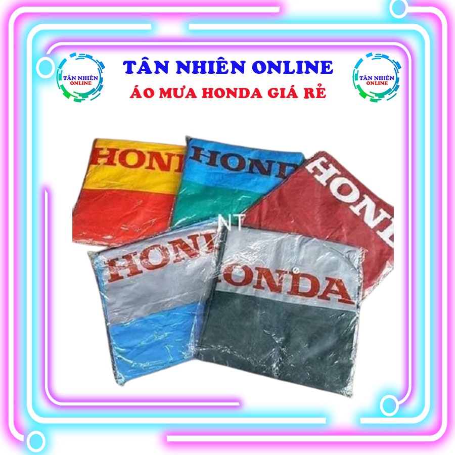 Áo mưa Honda đi xe máy giá rẻ, áo mưa Tân Nhiên Online