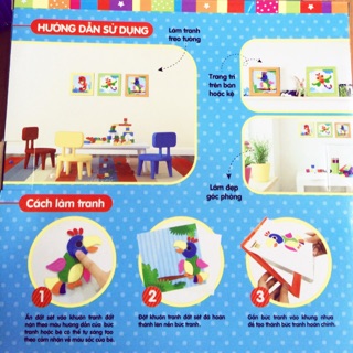 Tranh đất nặn- Đồ chơi giáo dục