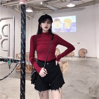Áo thun cổ lọ 95k/em