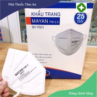 Khẩu trang mayan n95 pm2.5 - 5 lớp không van