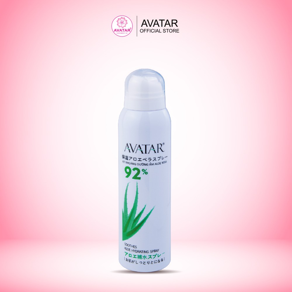 Xịt khoáng lô hội dưỡng da ẩm mượt mịn màng chính hãng AVATAR 150ml | BigBuy360 - bigbuy360.vn