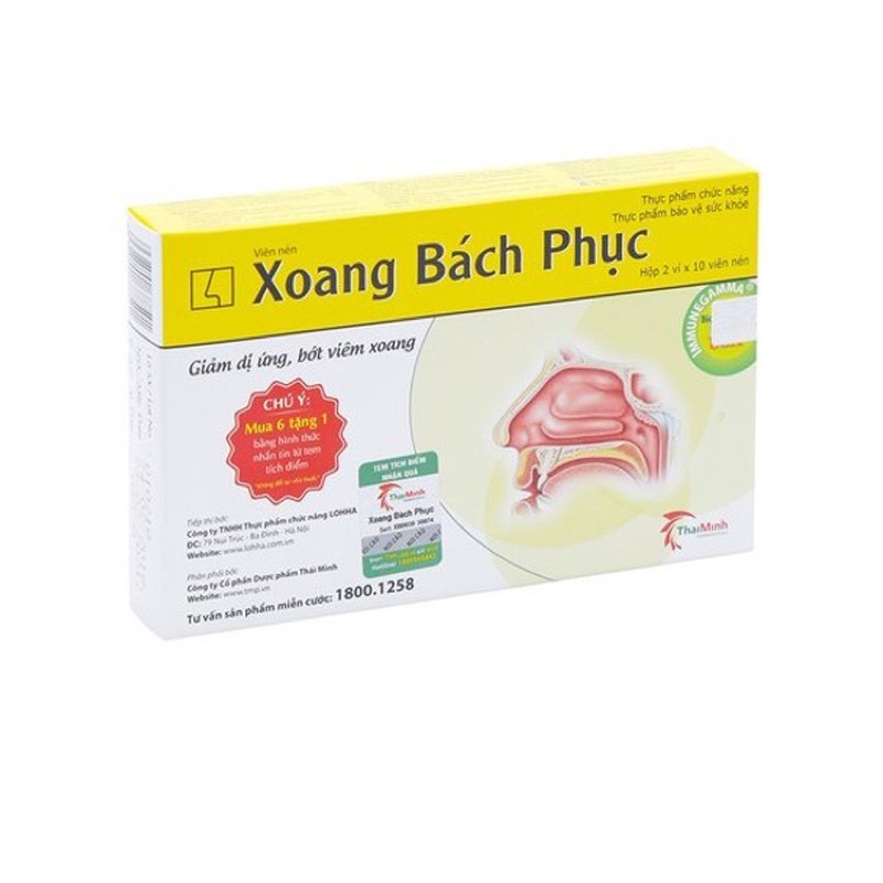 ✅ (CHÍNH HÃNG) XOANG BÁCH PHỤC - Giảm Dị Ứng , Bớt Viêm Xoang