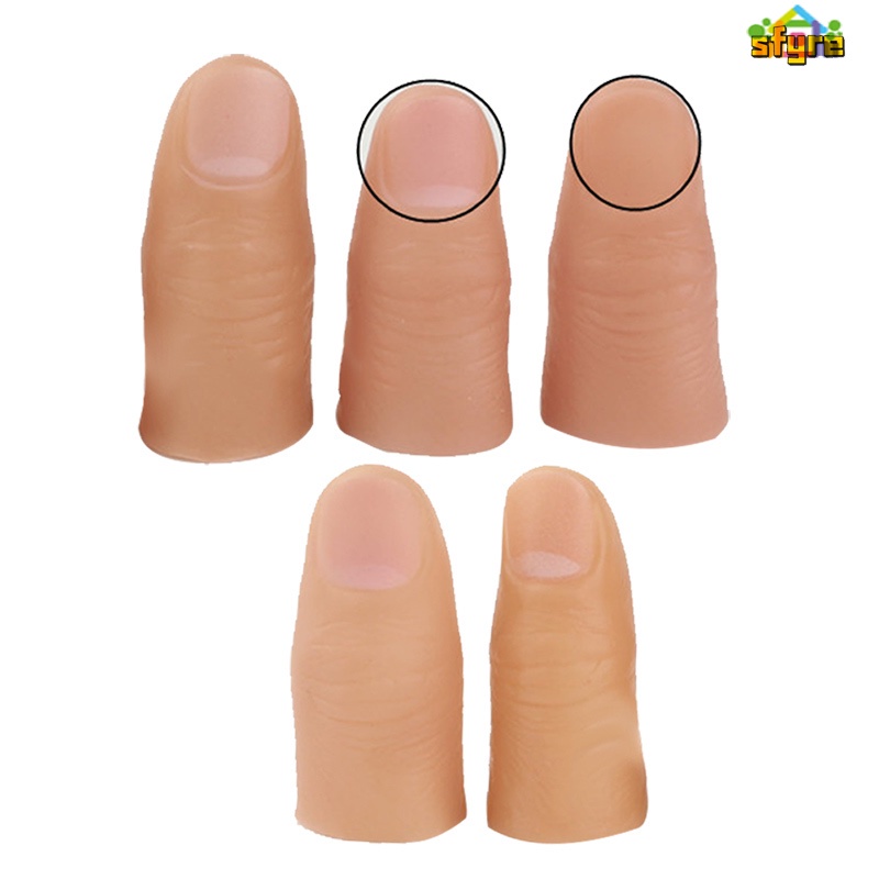 Bộ 5 Ngón Tay Giả Mềm Làm Ảo Thuật