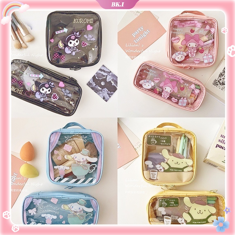 Túi Đựng Bút Thời Trang Disney Sanrios Kuromi My Melody Cinnamoroll Pom Pom Purin Dễ Thương Chất Lượng Cao