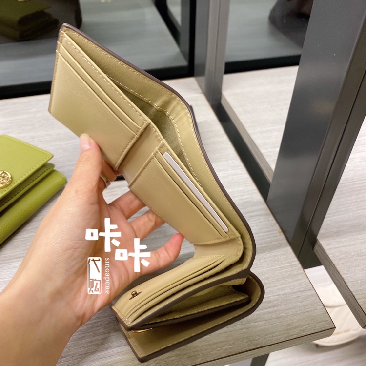 Túi Nữ Phong Cách Mới 10770536 Ví Ngắn Gập Làm Ba Đựng Tiền Xu Và Thẻ Có Thể Gập Làm Quà Tặng Cho Nữ