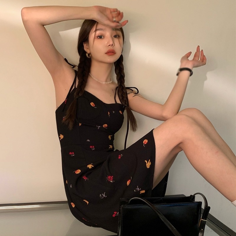 Đầm Ôm Hai Dây Siêu Ngắn Gợi Cảm Cho Nữ