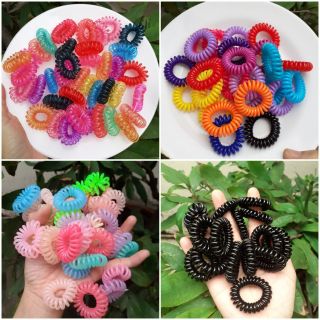 Lò xo cột tóc màu/đen