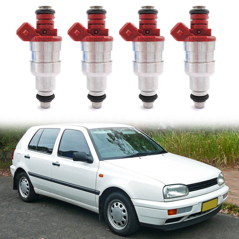Set 4 Đầu Phun Nhiên Liệu 4 Món Cho Xe Ô Tô906031 Vòi Phun Động Cơ Cho VW Golf III 1H1 1.8L 91-97