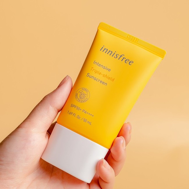 Kem chống nắng Innisfree Triple-shield perfect UV protection cream SPF50+ cho mọi loại da 50ml