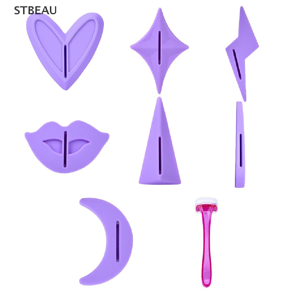 Set 9 Khuôn Cạo Râu Tiện Lợi Dành Cho Nữ