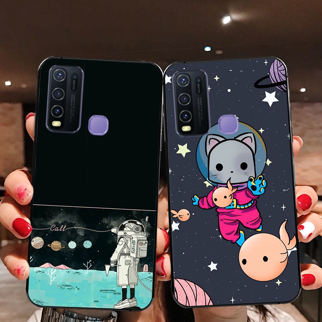 Ốp lưng Vivo Y30 - Vivo Y50 mẫu  vũ trụ cute đáng yêu