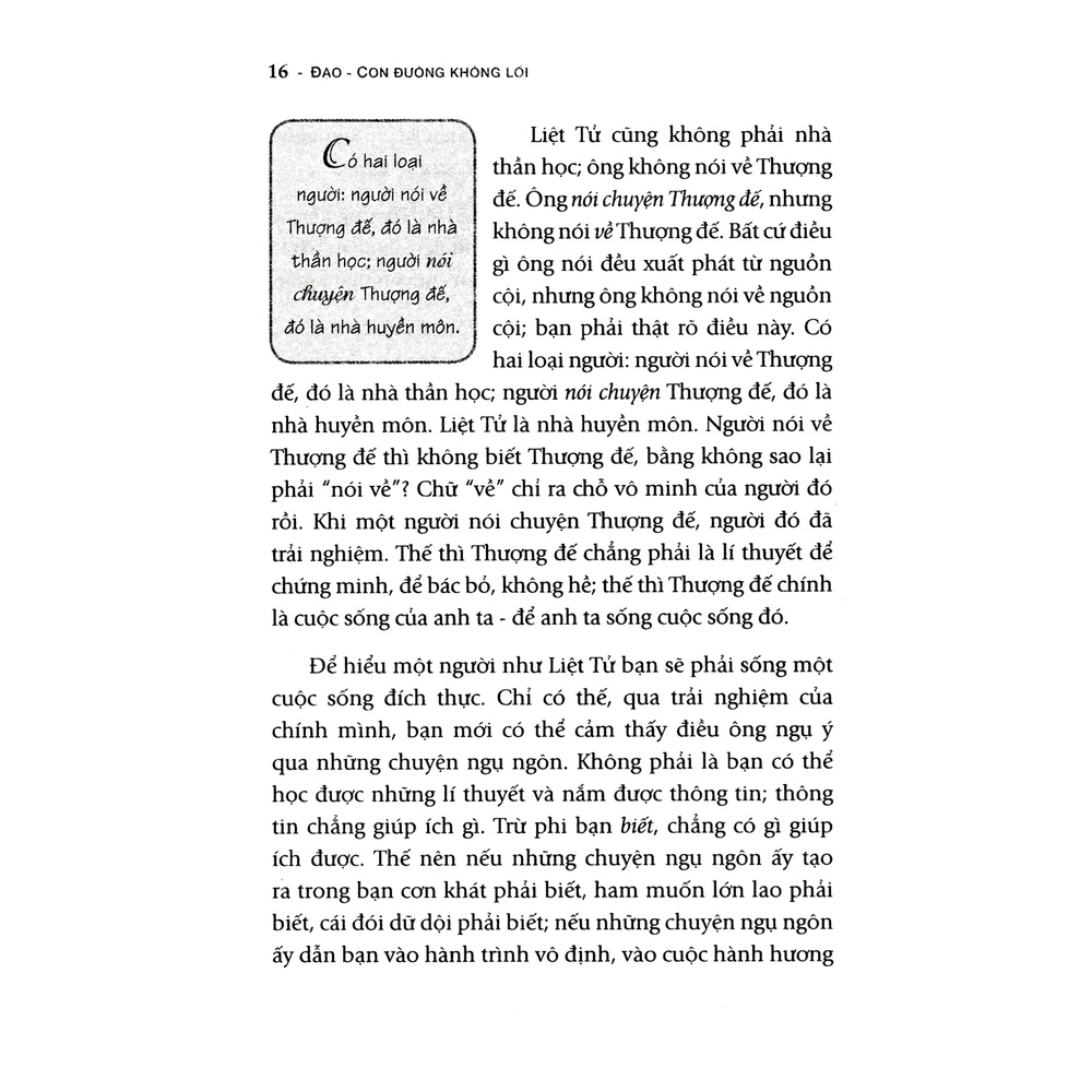 Sách - Đạo - Con Đường Không Lối