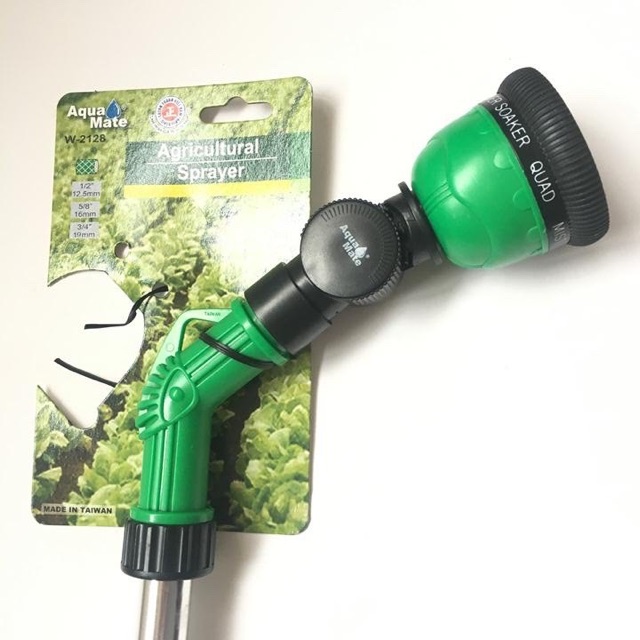 Vòi tưới cây đa năng 8 chế độ dài 70cm góc phun tuỳ chỉnh Aqua mate W2128