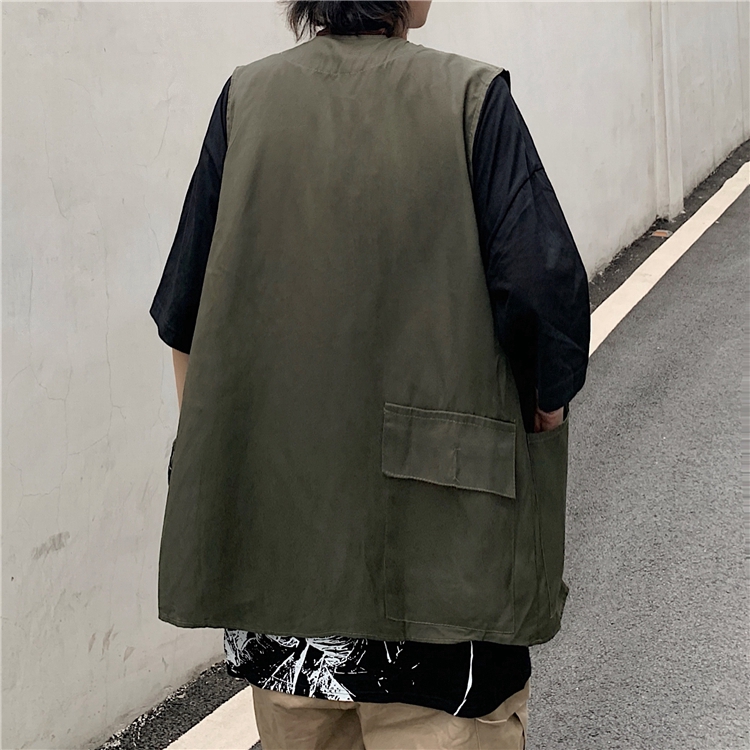 Japanese retro simple sleeveless men's vest | BigBuy360 - bigbuy360.vn