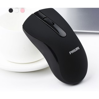 Chuột không dây Philips nút bấm silent.