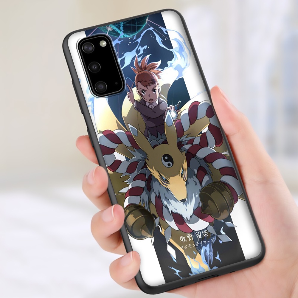 Samsung A8 Plus 2018 S20 Fe J2 J5 J7 Core J730 Pro Prime TPU Soft Silicone Case Casing Cover PZ69 Cute and funny Digimon