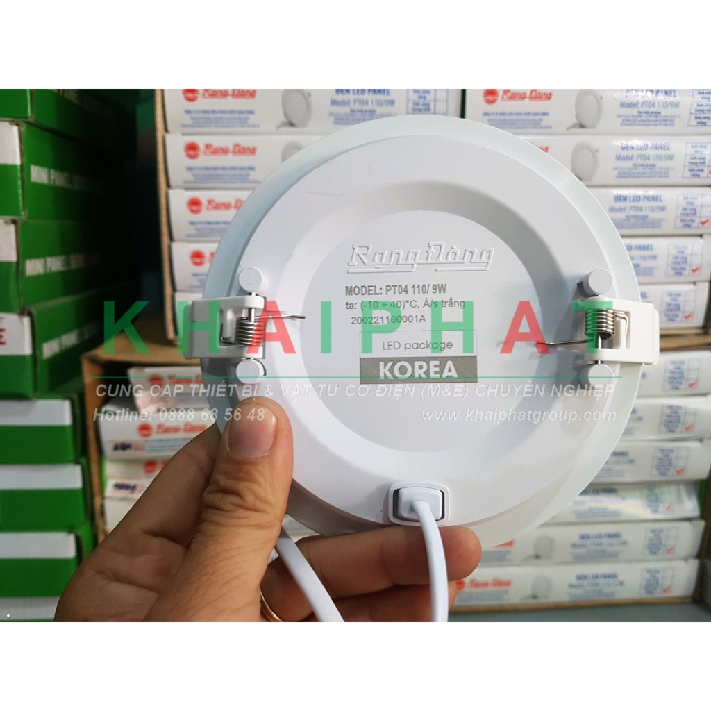 ĐÈN LED ÂM TRẦN RẠNG ĐÔNG 9W LỖ KHOÉT 110, ĐÈN DOWNLIGHT CHÍNH HÃNG, GIÁ RẺ - KHẢI PHÁT ELECTRIC