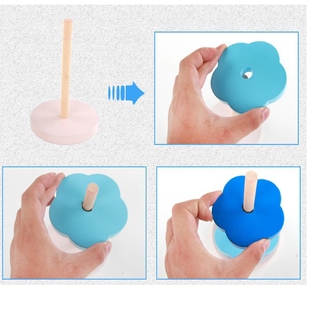 Đồ chơi tháp cầu vồng hoa cho bé