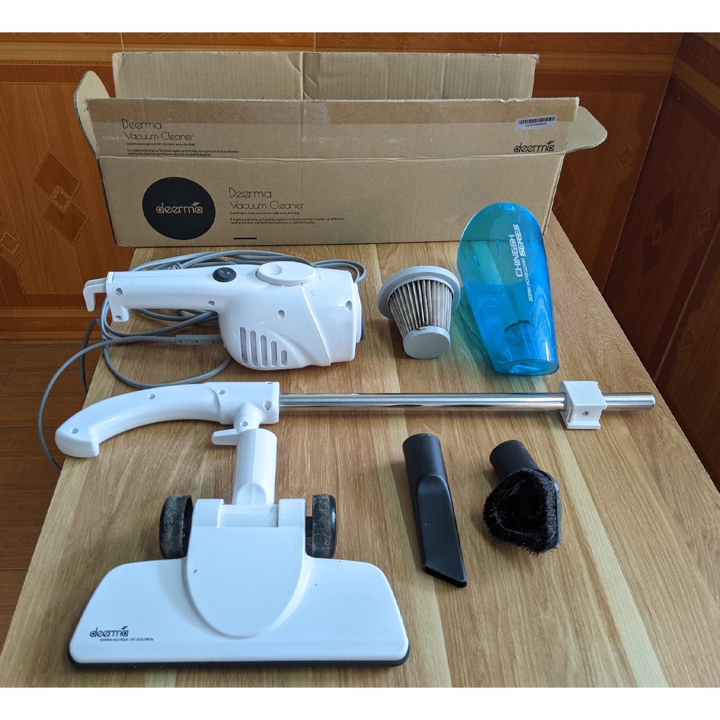 Máy Hút Bụi Cầm Tay Màu Xanh Hãng M.i- Máy Hút Bụi Vacuum Cleaner DX118C  Bảo Hành 12 Tháng