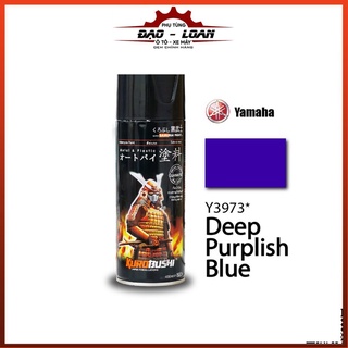 Sơn samurai sơn xịt đủ loại màu y3973 màu xanh tím đậm - xanh gp sơn xịt xe máy