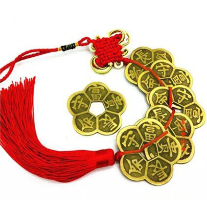 Xâu 5 đồng hoa mai - ngũ phúc hoa mai