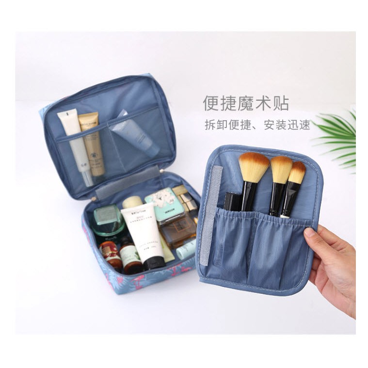 Túi đựng đồ trang điểm - Đựng Mỹ Phẩm Và Đồ Cá Nhân Đi Du Lịch Nhỏ Gọn BẰNG VẢI KIỂU DÁNG THỜI TRANG