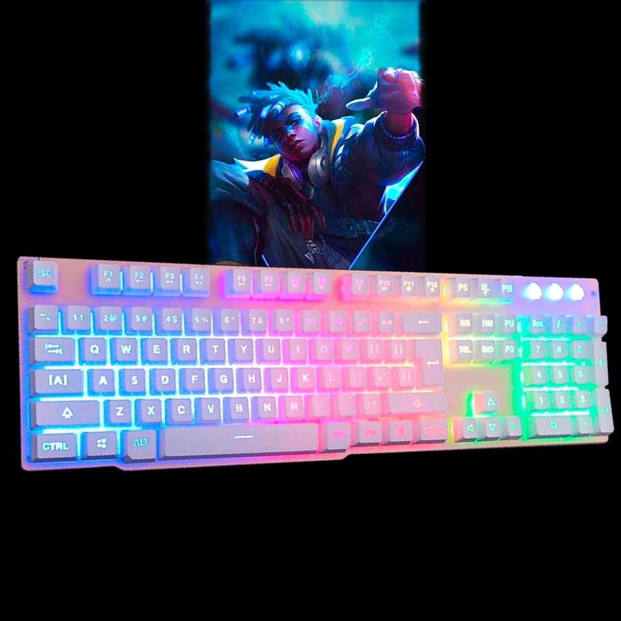 BỘ Bàn Phím Chuột Gaming, Bàn Phím Giả Cơ Chuyên Chơi Game Đèn Led 7 Màu | BigBuy360 - bigbuy360.vn