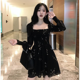 (ORDER) Váy hoa cổ vuông dáng đẹp