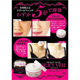 Kem trắng da và trang điểm Silky Veil 100g