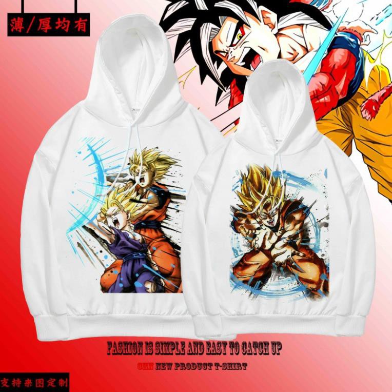 SIÊU RẺ - Áo Hoodie Dragon Ball - Hoạt Hình 7Viên Ngọc Rồng  / có size trẻ em