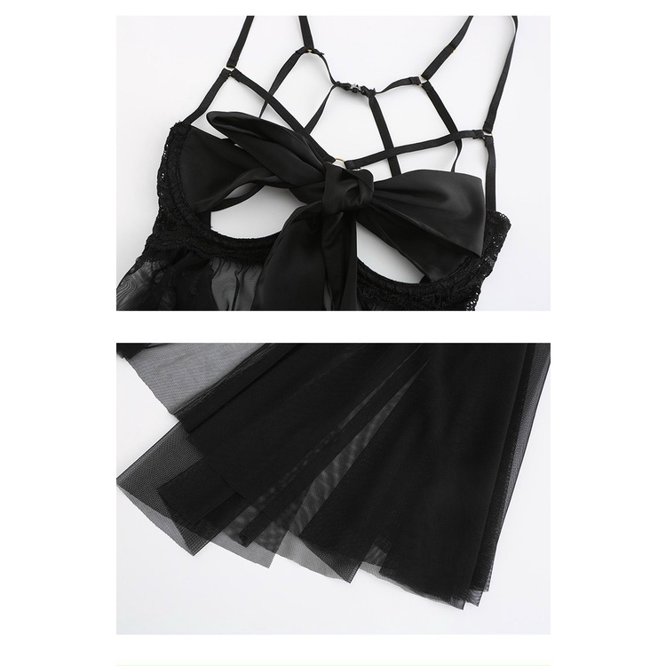 Váy Ngủ Ren Xuyên Thấu - B.Lingerie