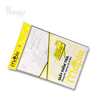Giấy kiểm tra kẻ ngang 20 tờ đôi có chấm