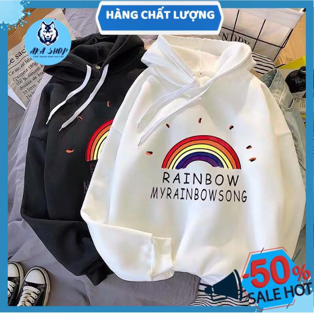 Áo khoác hoodie nam nữ unisex cầu vòng [HÀNG CAO CẤP] | BigBuy360 - bigbuy360.vn