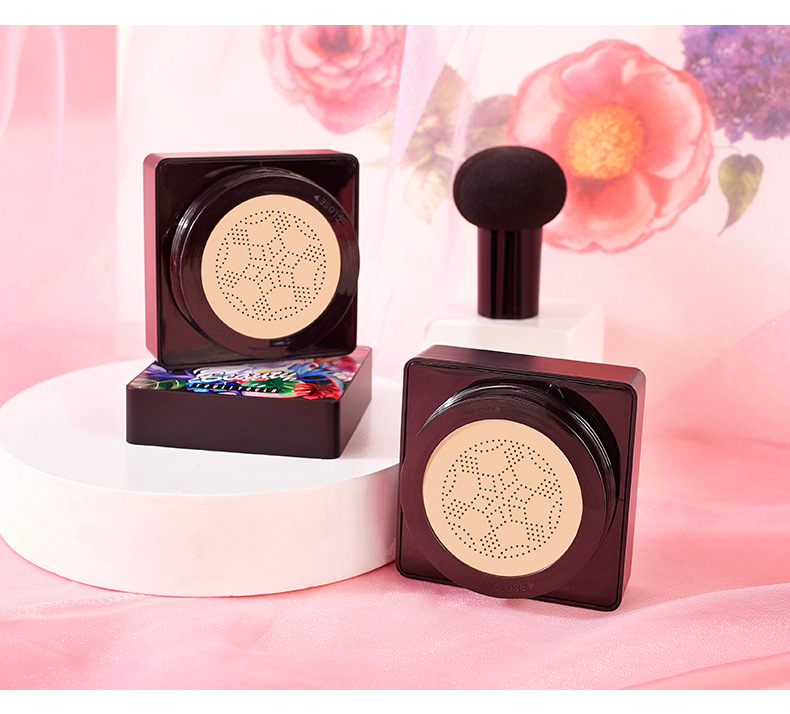 [Hàng mới về] Phấn Nước BB Trang Điểm Dưỡng Ẩm Chống Thấm Nước Kèm Mút Tán Đầu Nấm Thiết Kế Hộp Kỳ Lân