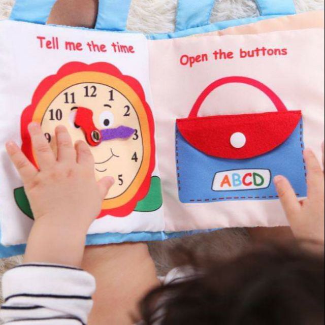 Sách vải kĩ năng cho bé