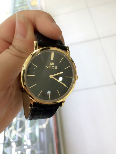 Đồng hồ nam NEOS máy mỏng dây da cao cấp