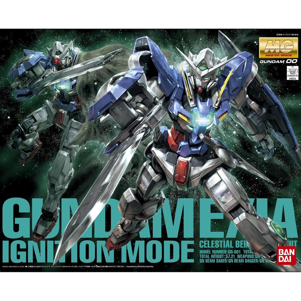 Mô Hình Gundam Bandai MG Gundam Exia Ignition Mode [GDB] [BMG]