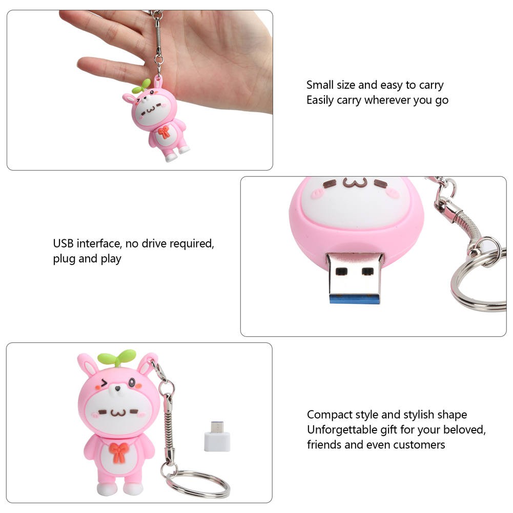 Usb 2.0 Hình Thỏ Hoạt Hình Dễ Thương | BigBuy360 - bigbuy360.vn