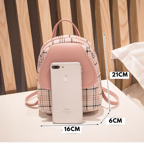 Balo nữ mini thời trang Hàn Quốc nhiều màu, Ba lô đẹp phong cách trẻ trung năng động, Balo HandBag_Store_HS01