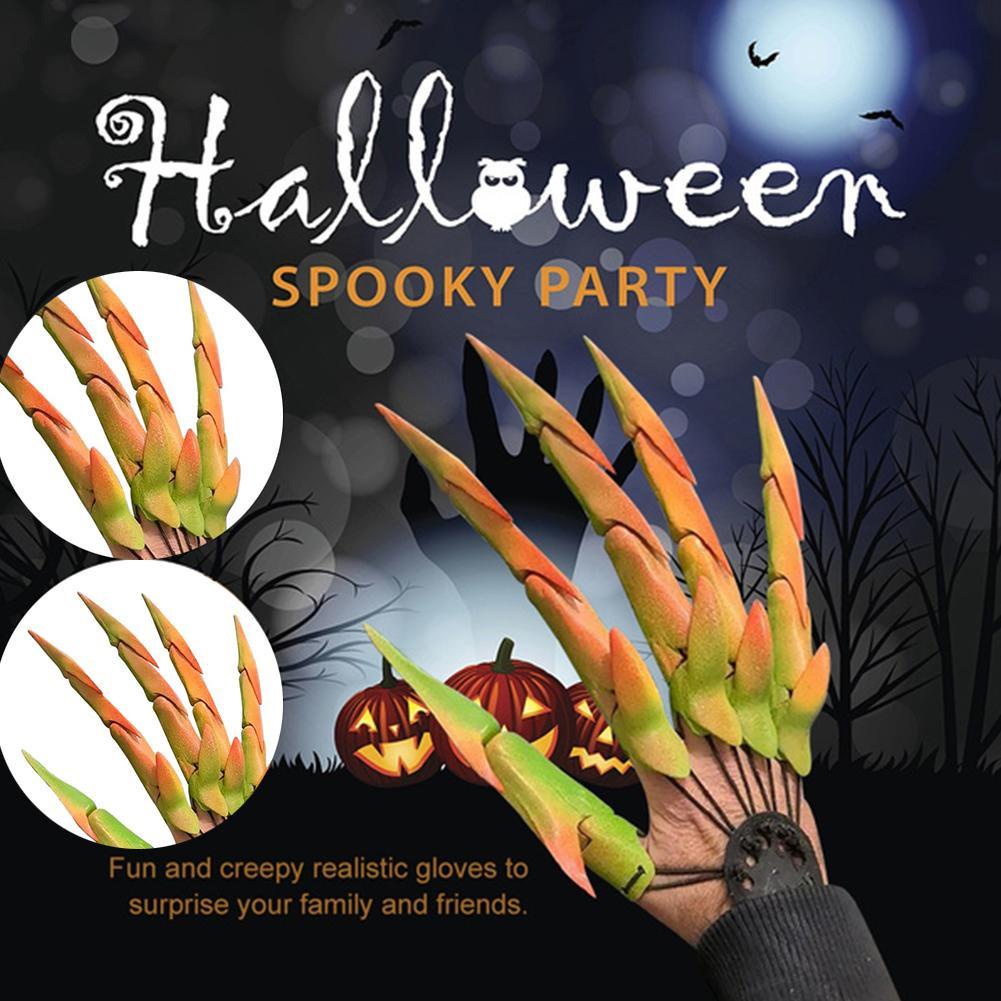 Găng tay hình móng vuốt hóa trang halloween C9T1 T1G1 U0B4
