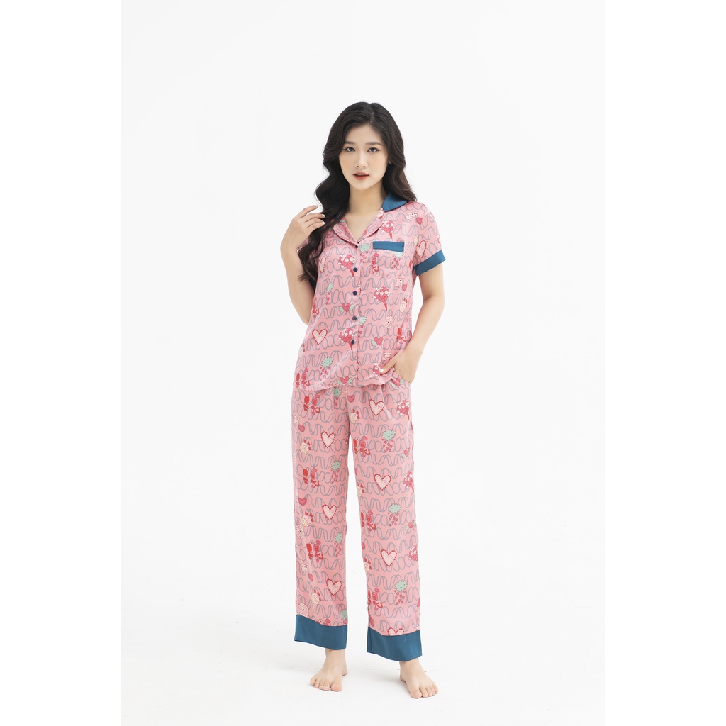 Pijama Lụa Satin Nhật Dài Tay JAPAN SILK Chính Hãng