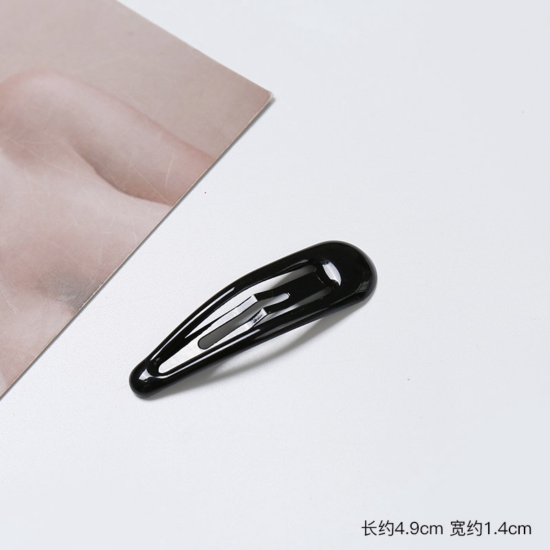 Kẹp tóc màu trơn đơn giản dễ thương cho bé