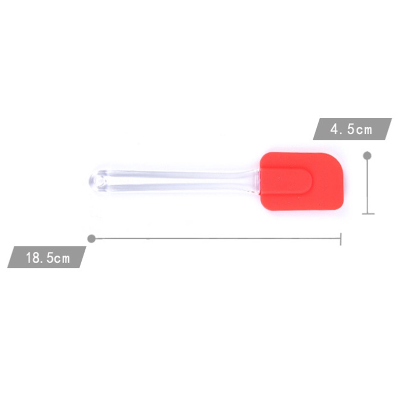 Dụng Cụ Vét Bột Làm Bánh Chất Liệu Silicon Có Tay Cầm Thẳng